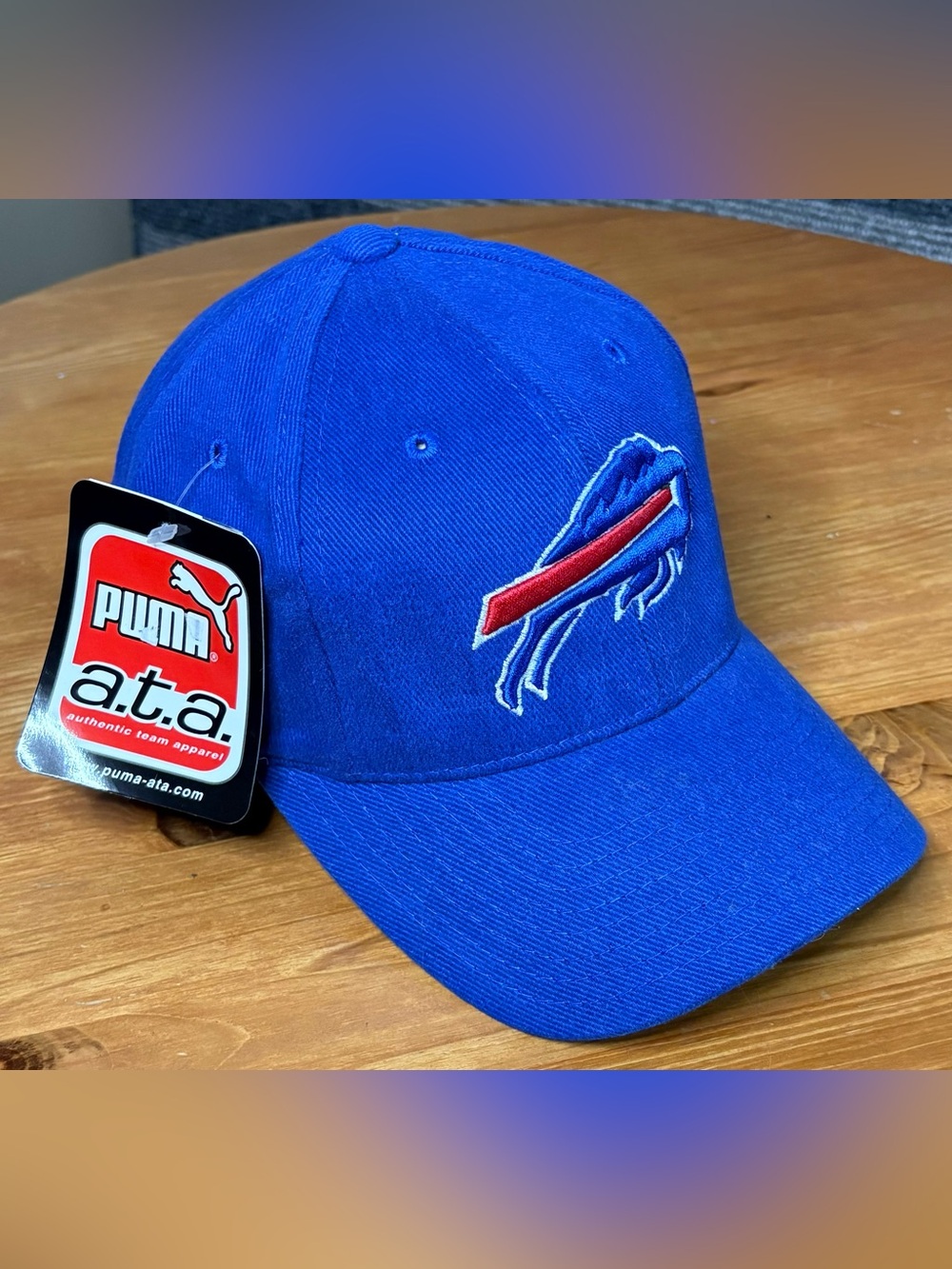 Vintage 90’s Deadstock w/tags Puma Buffalo Bills Velcro NFL Strapback Hat